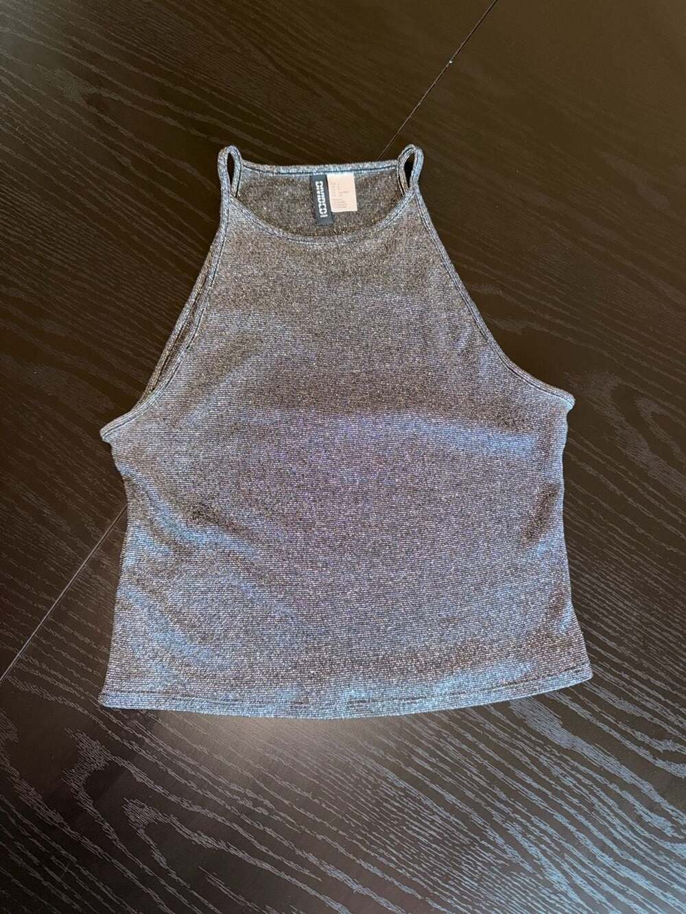DIVIDED by H&M Metallic Shimmer Halter Top